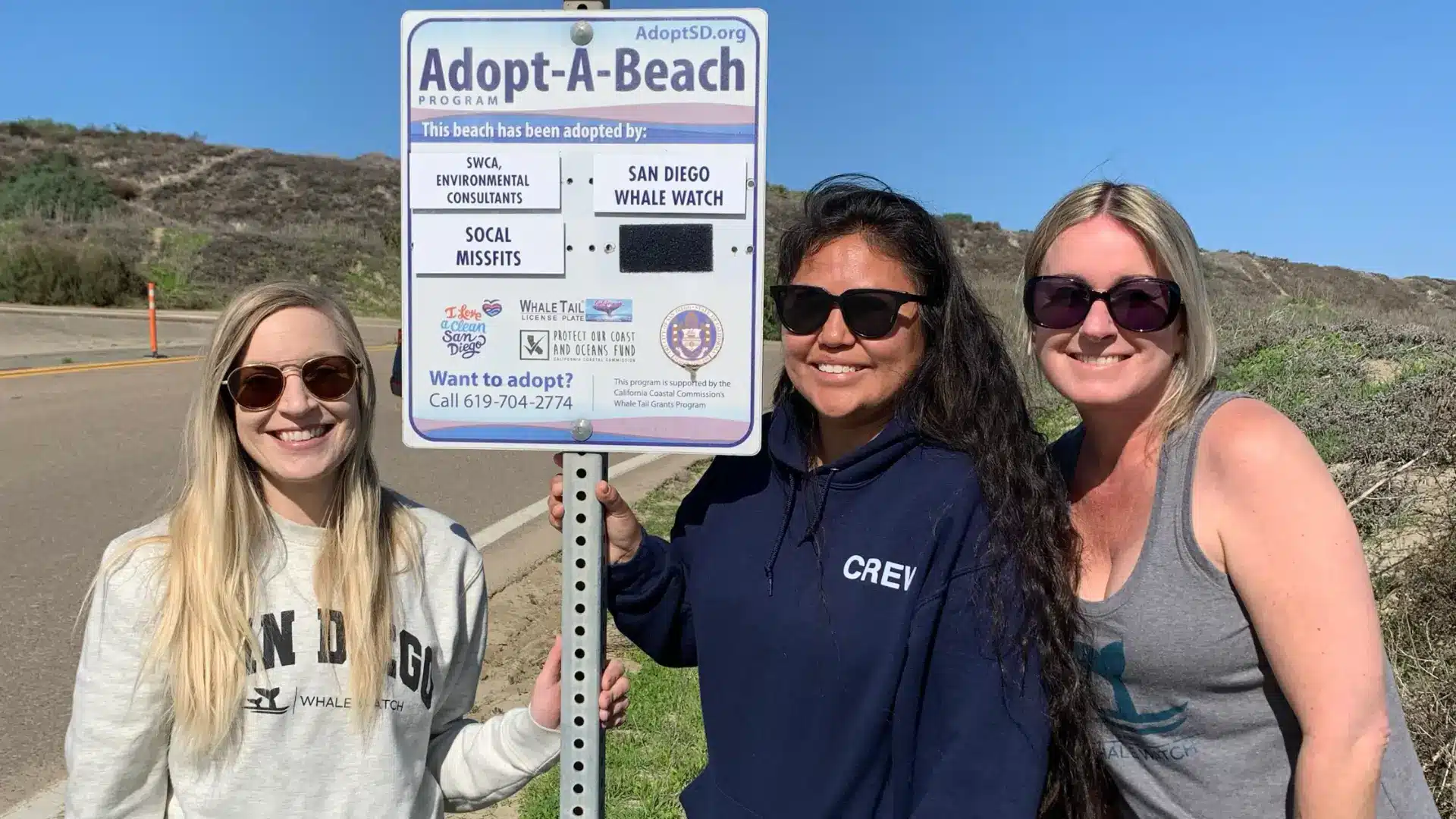 SD Whale Watch Adopts Fiesta Island by Hosting more than 3 beach clean ups in 2024